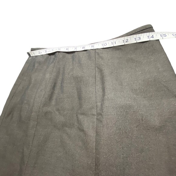 Anne Klein Women Dress Suit Mocha Brown Trumpet Skirt Zipper Size 4 - Picture 8 of 9